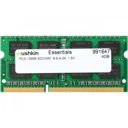Модуль памяти для ноутбука SoDIMM DDR3 4GB 1333 MHz Essentials Mushkin (991647)