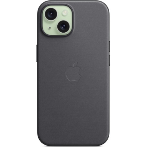 Чехол для мобильного телефона Apple iPhone 15 FineWoven Case with MagSafe Black (MT393ZM/A)