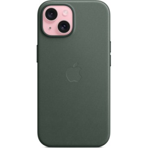 Чохол до мобільного телефона Apple iPhone 15 FineWoven Case with MagSafe Evergreen (MT3J3ZM/A)