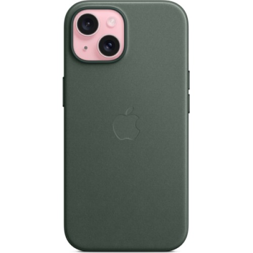 Чехол для мобильного телефона Apple iPhone 15 FineWoven Case with MagSafe Evergreen (MT3J3ZM/A)