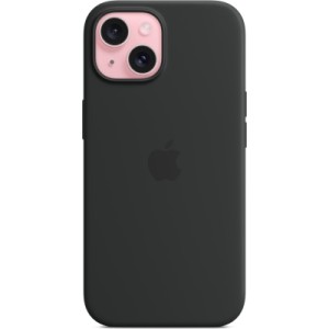 Чехол для мобильного телефона Apple iPhone 15 Silicone Case with MagSafe Black (MT0J3ZM/A)