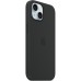 Чехол для мобильного телефона Apple iPhone 15 Silicone Case with MagSafe Black (MT0J3ZM/A)