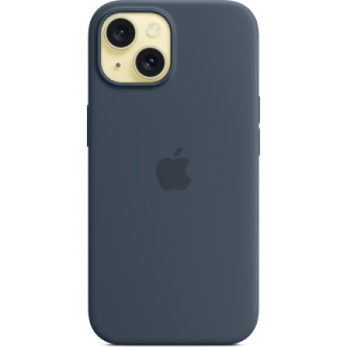 Чехол для мобильного телефона Apple iPhone 15 Silicone Case with MagSafe Storm Blue (MT0N3ZM/A)