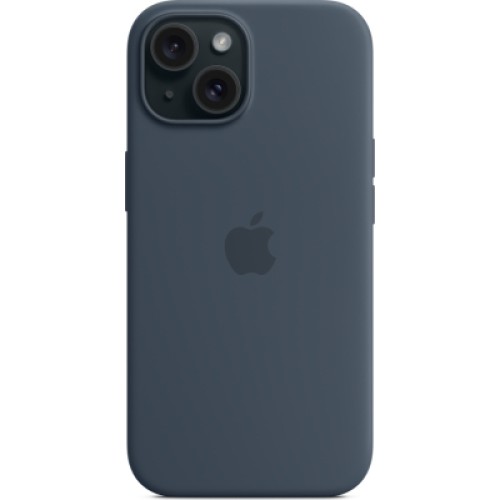 Чехол для мобильного телефона Apple iPhone 15 Silicone Case with MagSafe Storm Blue (MT0N3ZM/A)