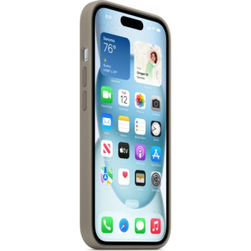 Чехол для мобильного телефона Apple iPhone 15 Silicone Case with MagSafe Clay (MT0Q3ZM/A)