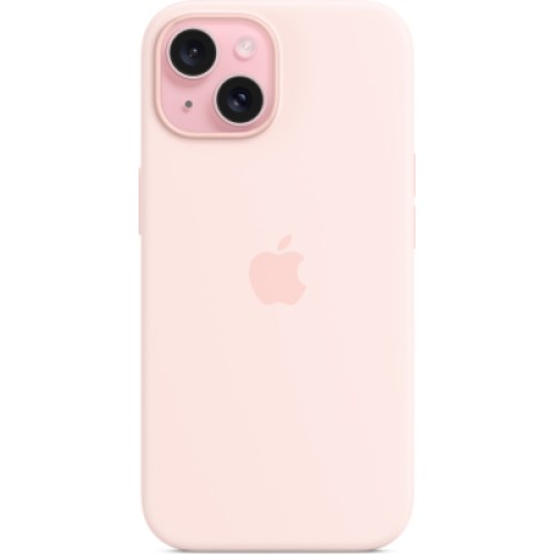 Чехол для мобильного телефона Apple iPhone 15 Silicone Case with MagSafe Light Pink (MT0U3ZM/A) Чехол для мобильного телефона Apple iPhone 15 Silicone Case with MagSafe Light Pink (MT0U3ZM/A)