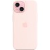 Чехол для мобильного телефона Apple iPhone 15 Silicone Case with MagSafe Light Pink (MT0U3ZM/A) Чехол для мобильного телефона Apple iPhone 15 Silicone Case with MagSafe Light Pink (MT0U3ZM/A)