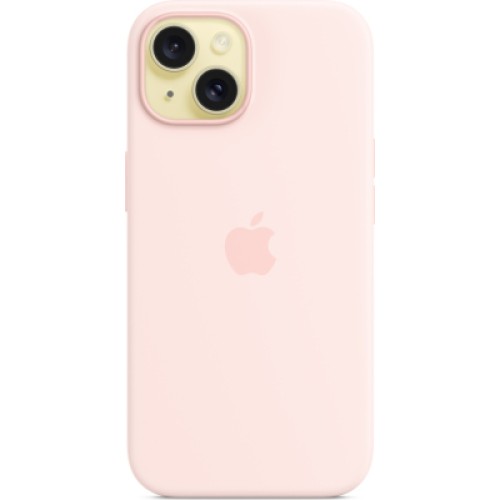 Чехол для мобильного телефона Apple iPhone 15 Silicone Case with MagSafe Light Pink (MT0U3ZM/A) Чехол для мобильного телефона Apple iPhone 15 Silicone Case with MagSafe Light Pink (MT0U3ZM/A)