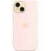 Чехол для мобильного телефона Apple iPhone 15 Silicone Case with MagSafe Light Pink (MT0U3ZM/A) Чехол для мобильного телефона Apple iPhone 15 Silicone Case with MagSafe Light Pink (MT0U3ZM/A)