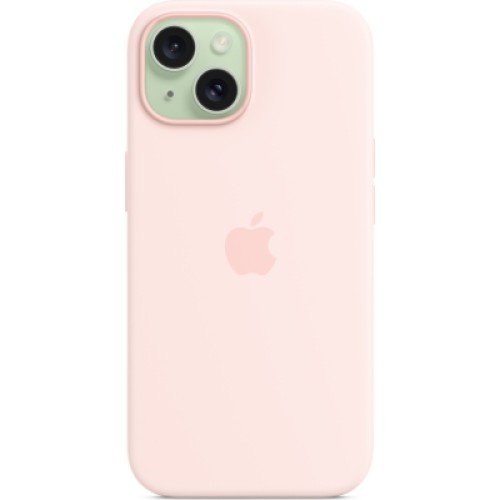 Чехол для мобильного телефона Apple iPhone 15 Silicone Case with MagSafe Light Pink (MT0U3ZM/A) Чехол для мобильного телефона Apple iPhone 15 Silicone Case with MagSafe Light Pink (MT0U3ZM/A)