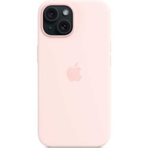 Чехол для мобильного телефона Apple iPhone 15 Silicone Case with MagSafe Light Pink (MT0U3ZM/A) Чехол для мобильного телефона Apple iPhone 15 Silicone Case with MagSafe Light Pink (MT0U3ZM/A)