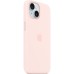 Чехол для мобильного телефона Apple iPhone 15 Silicone Case with MagSafe Light Pink (MT0U3ZM/A) Чехол для мобильного телефона Apple iPhone 15 Silicone Case with MagSafe Light Pink (MT0U3ZM/A)