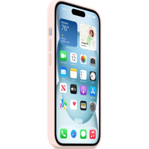 Чехол для мобильного телефона Apple iPhone 15 Silicone Case with MagSafe Light Pink (MT0U3ZM/A) Чехол для мобильного телефона Apple iPhone 15 Silicone Case with MagSafe Light Pink (MT0U3ZM/A)
