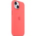 Чехол для мобильного телефона Apple iPhone 15 Silicone Case with MagSafe Guava (MT0V3ZM/A)