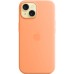 Чехол для мобильного телефона Apple iPhone 15 Silicone Case with MagSafe Orange Sorbet (MT0W3ZM/A)