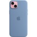 Чехол для мобильного телефона Apple iPhone 15 Silicone Case with MagSafe Winter Blue (MT0Y3ZM/A)