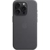 Чехол для мобильного телефона Apple iPhone 15 Pro FineWoven Case with MagSafe Black (MT4H3ZM/A)