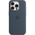 Чехол для мобильного телефона Apple iPhone 15 Pro Silicone Case with MagSafe Storm Blue (MT1D3ZM/A)