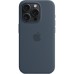 Чехол для мобильного телефона Apple iPhone 15 Pro Silicone Case with MagSafe Storm Blue (MT1D3ZM/A)