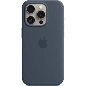 Чохол до мобільного телефона Apple iPhone 15 Pro Silicone Case with MagSafe Storm Blue (MT1D3ZM/A)