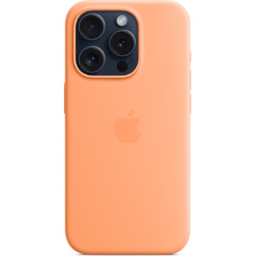 Чехол для мобильного телефона Apple iPhone 15 Pro Silicone Case with MagSafe Orange Sorbet (MT1H3ZM/A)
