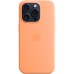 Чехол для мобильного телефона Apple iPhone 15 Pro Silicone Case with MagSafe Orange Sorbet (MT1H3ZM/A)