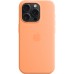 Чехол для мобильного телефона Apple iPhone 15 Pro Silicone Case with MagSafe Orange Sorbet (MT1H3ZM/A)