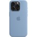 Чехол для мобильного телефона Apple iPhone 15 Pro Silicone Case with MagSafe Winter Blue (MT1L3ZM/A)