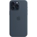 Чехол для мобильного телефона Apple iPhone 15 Pro Max Silicone Case with MagSafe Storm Blue (MT1P3ZM/A)