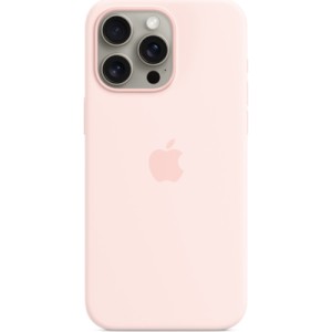 Чехол для мобильного телефона Apple iPhone 15 Pro Max Silicone Case with MagSafe Light Pink (MT1U3ZM/A)