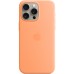 Чехол для мобильного телефона Apple iPhone 15 Pro Max Silicone Case with MagSafe Orange Sorbet (MT1W3ZM/A)