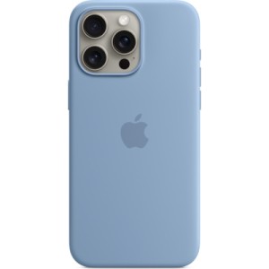 Чохол до мобільного телефона Apple iPhone 15 Pro Max Silicone Case with MagSafe Winter Blue (MT1Y3ZM/A)