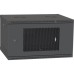 Шкаф настенный Ipcom 6U, 600*450, перфорированные дверцы, RAL9005 (СН-6U-060х045-ДП-9005)