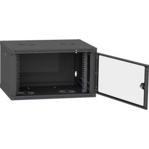 Шкаф настенный Ipcom 6U, 600*600, RAL9005 (СН-6U-060х060-ДС-9005)