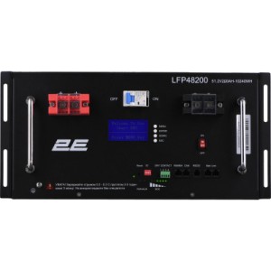 Батарея LiFePo4 2E LiFePO4 48V-200Ah, 19" LCD 16S (2E-LFP48200-LCD)
