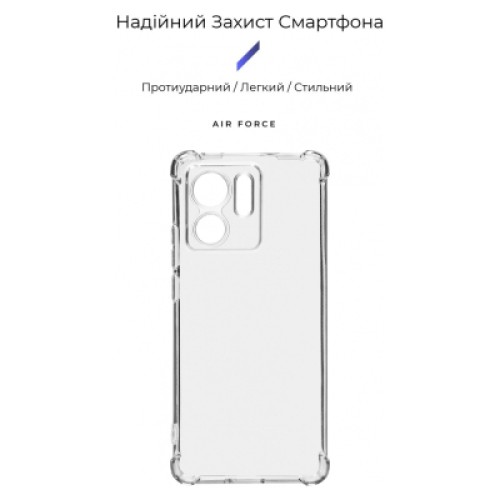 Чехол для мобильного телефона Armorstandart Air Force Motorola Edge 40 Camera cover Transparent (ARM67865)