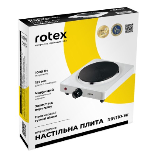 Настольная плита Rotex RIN110-W