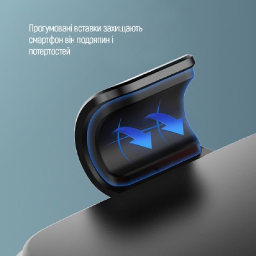 Универсальный автодержатель ColorWay Metallic Gravity Holder 3 Black (CW-CHG14-BK)