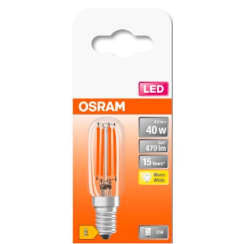 Лампочка Osram LED T26 40 4W/827 230V FIL E14 (4058075432932)
