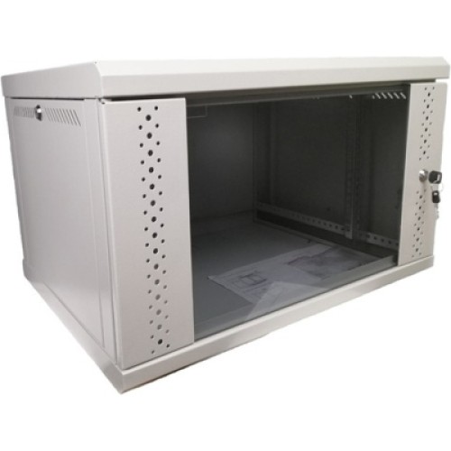 Шкаф настенный Eserver 12U 600х500х637 (Ш*Г*В), стекло (ES-Е1250G)