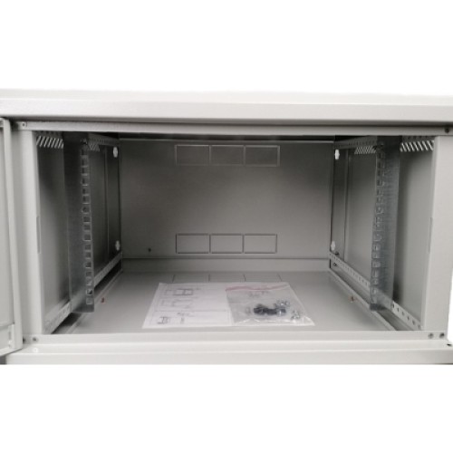 Шкаф настенный Eserver 12U 600х500х637 (Ш*Г*В), стекло (ES-Е1250G)