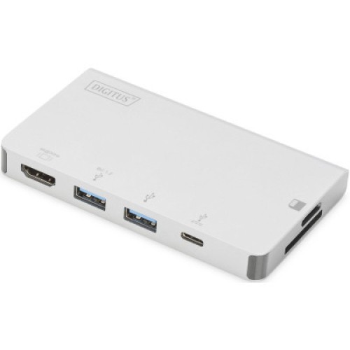 Порт-репликатор Digitus Travel USB-C, 6 Port (DA-70867)