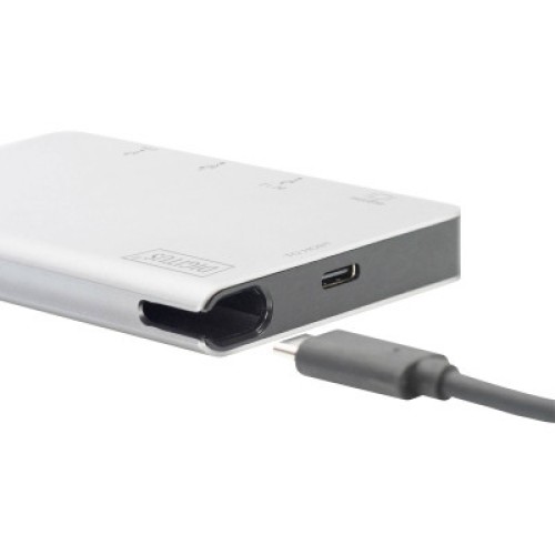 Порт-репликатор Digitus Travel USB-C, 6 Port (DA-70867)