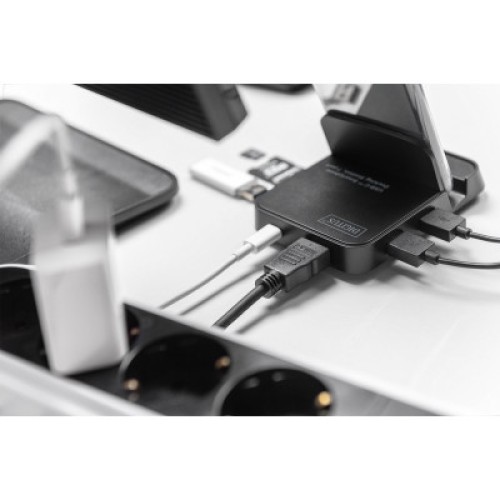 Порт-репликатор Digitus USB-C Smartphone, 7 Port (DA-70882)
