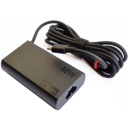 Блок питания к ноутбуку Lenovo 65W 20V/3.25A, 15V/3A, 9V/3A, 5V/3A, USB Type-С Slim-корпус (02DL152 / A40375)