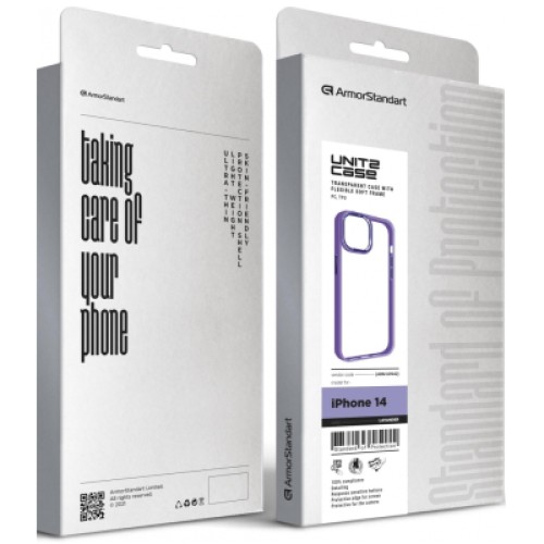 Чехол для мобильного телефона Armorstandart UNIT2 Apple iPhone 14 Lavander (ARM69942)