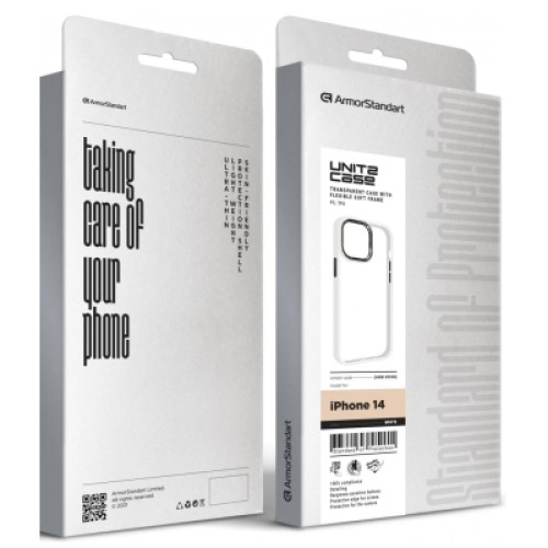 Чехол для мобильного телефона Armorstandart UNIT2 Apple iPhone 14 White (ARM69938)
