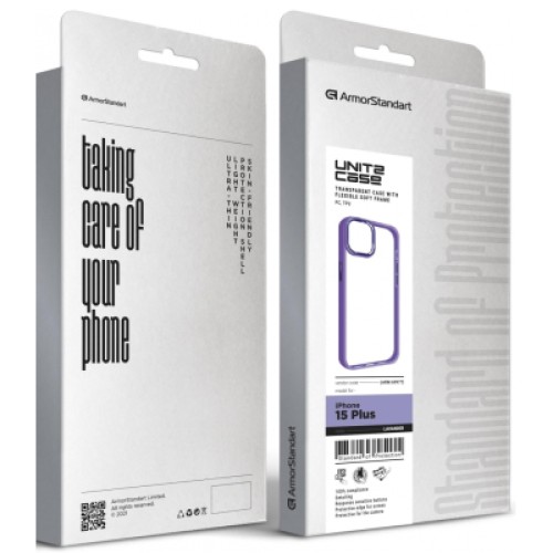 Чехол для мобильного телефона Armorstandart UNIT2 Apple iPhone 15 Plus Lavander (ARM69977)