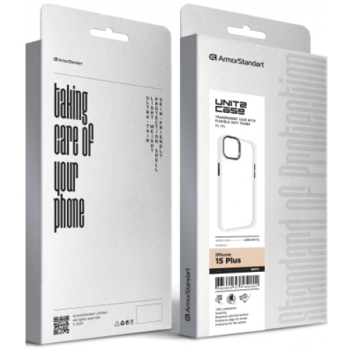 Чехол для мобильного телефона Armorstandart UNIT2 Apple iPhone 15 Plus White (ARM69973)