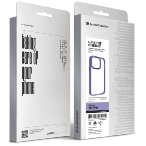 Чехол для мобильного телефона Armorstandart UNIT2 Apple iPhone 15 Pro Lavander (ARM69984)